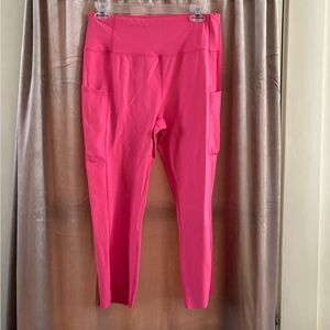 Pink Capri Leggings sz L